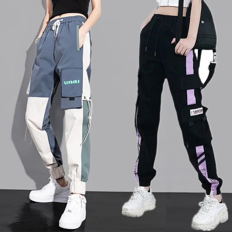 Women’s Hip Hop Cargo Joggers – Casual Streetwear Sweatpants