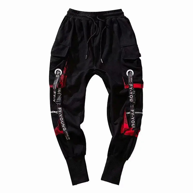 Tech Style Multi-Pocket Streetwear Sweatpants