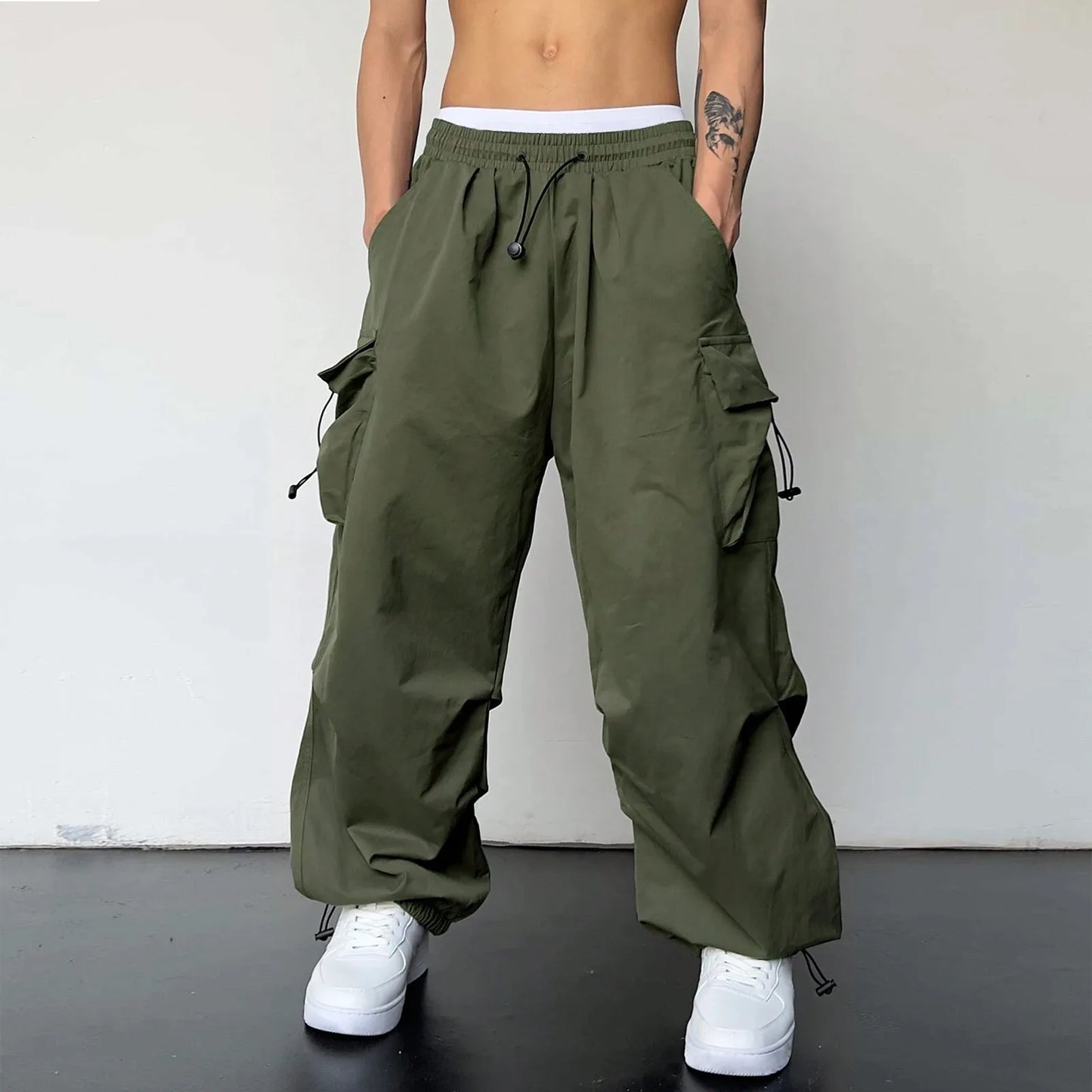 Men's Vintage Cargo Pants – Street Style Baggy Pants