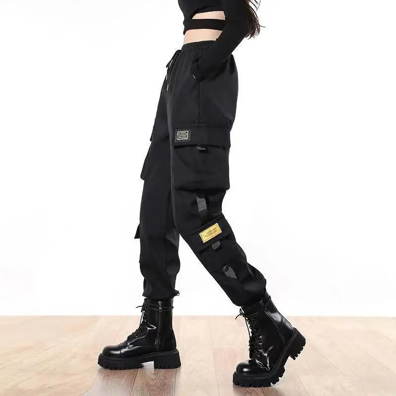 Women’s Hip Hop Cargo Joggers – Casual Streetwear Sweatpants