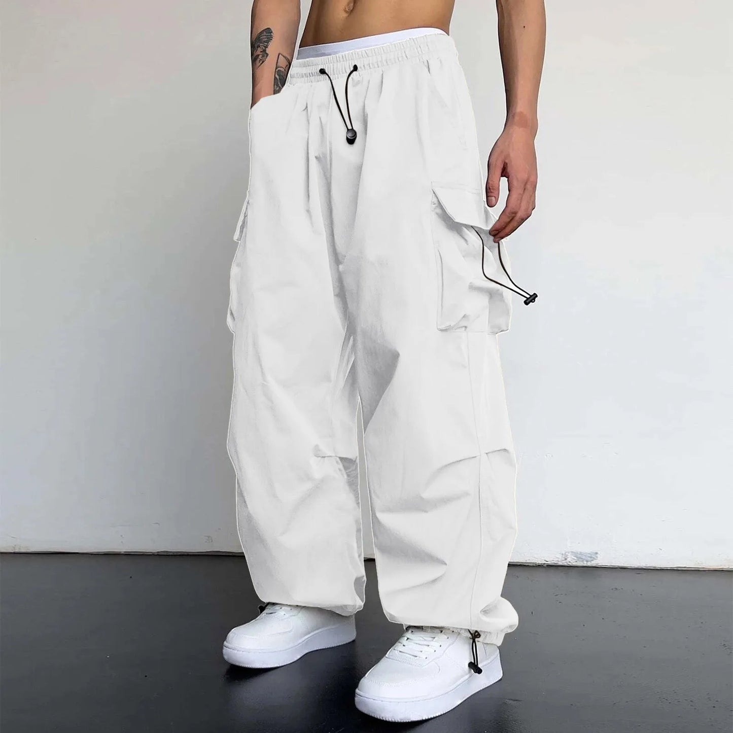 Men's Vintage Cargo Pants – Street Style Baggy Pants