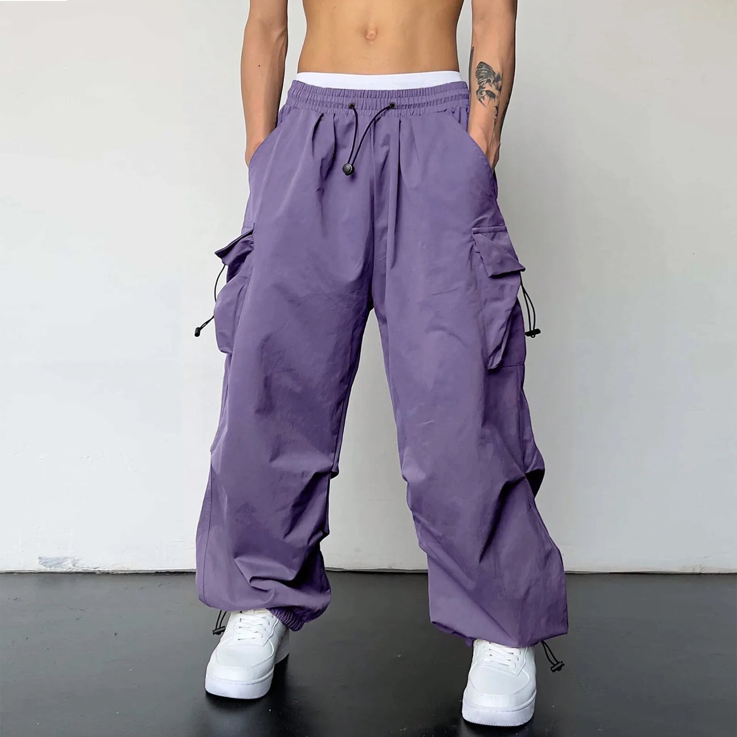 Men's Vintage Cargo Pants – Street Style Baggy Pants