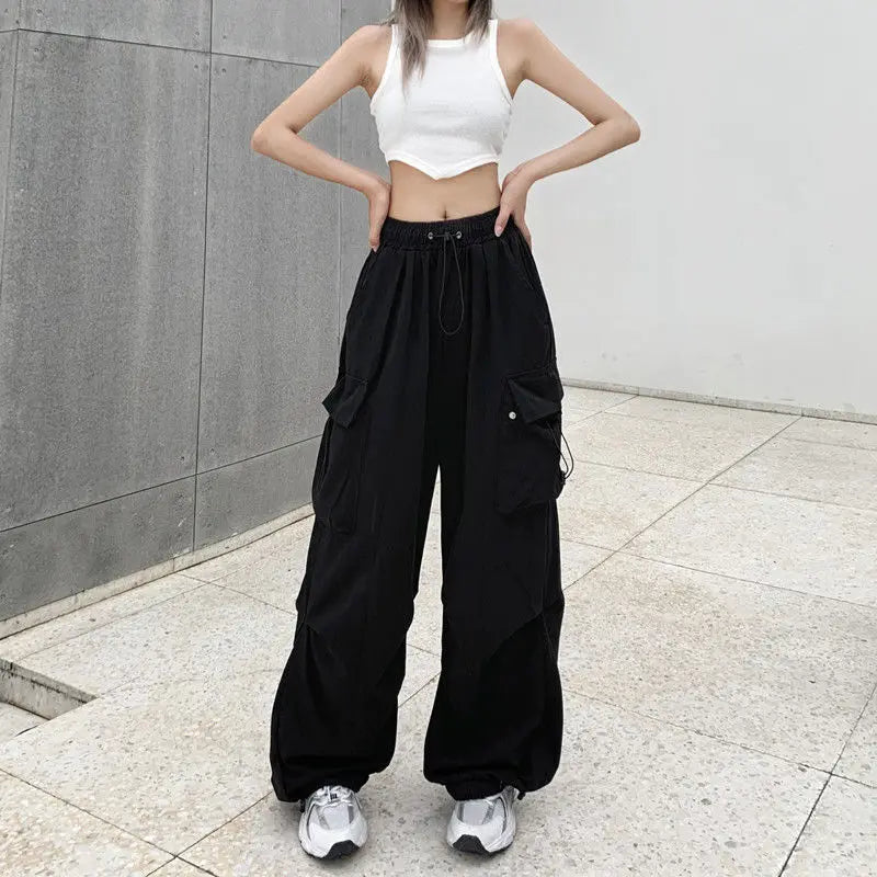 Women's Baggy Streetwear Y2K Low Waist Cargo Joggers