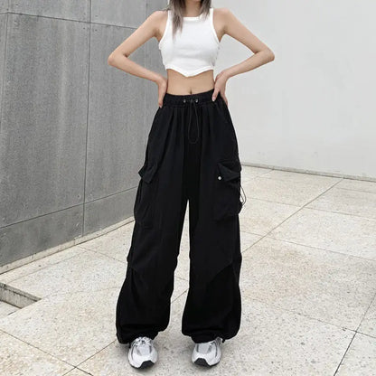 Women's Baggy Streetwear Y2K Low Waist Cargo Joggers