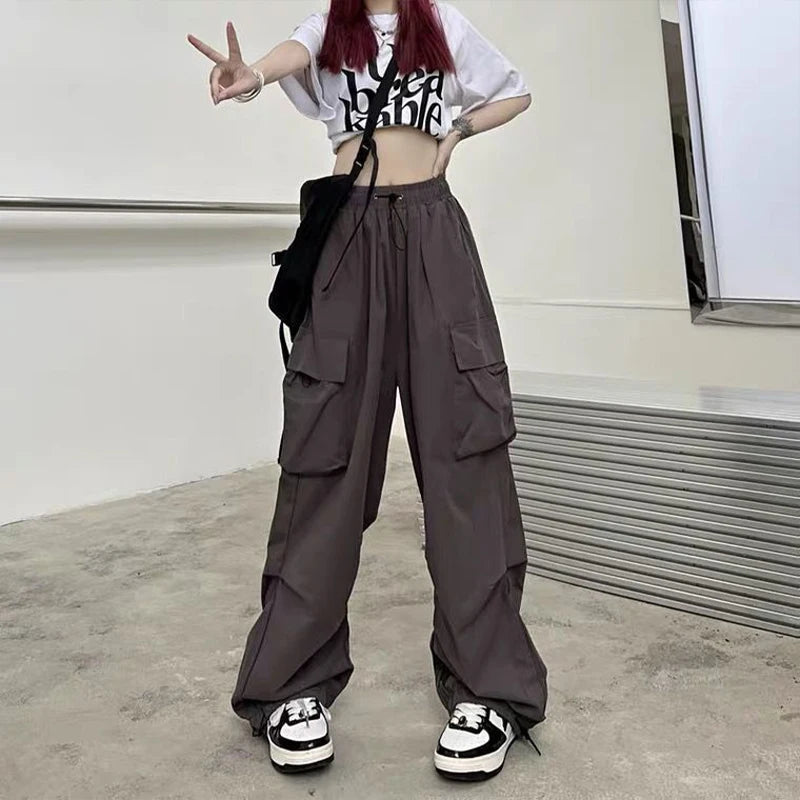 Women's Baggy Streetwear Y2K Low Waist Cargo Joggers