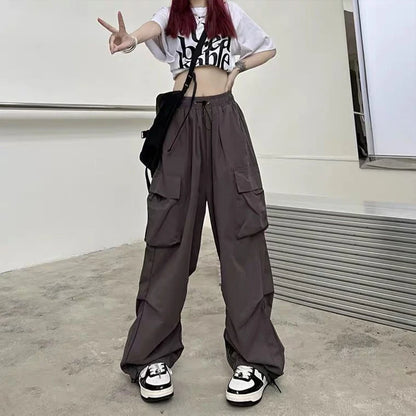 Women's Baggy Streetwear Y2K Low Waist Cargo Joggers