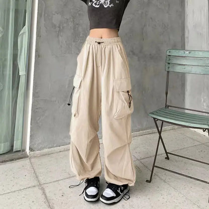 Women's Baggy Streetwear Y2K Low Waist Cargo Joggers