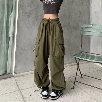 Women's Baggy Streetwear Y2K Low Waist Cargo Joggers