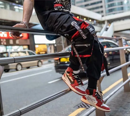 Tech Style Multi-Pocket Streetwear Sweatpants