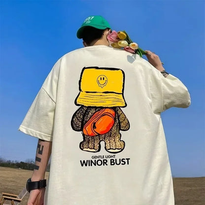 Men's Korean Oversized Street Style Tee