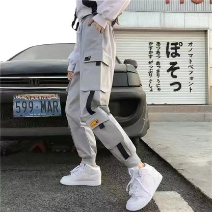 Women's Black Cargo Joggers – Casual Streetwear & Dance Pants