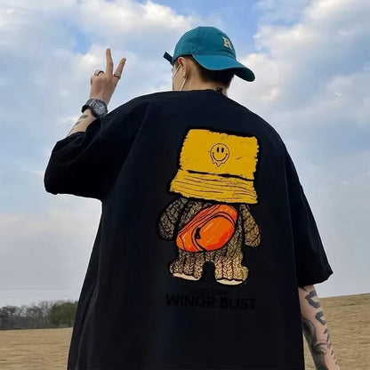 Men's Korean Oversized Street Style Tee